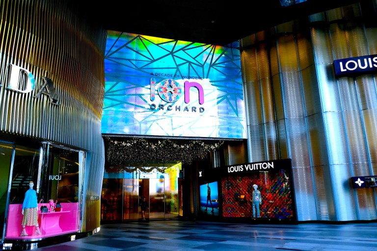 ion orchard entrance, singapore
